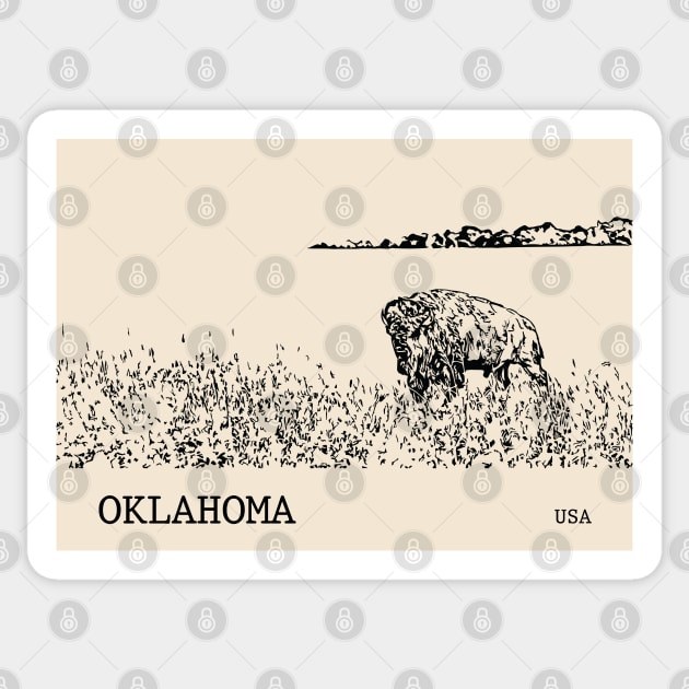 Oklahoma USA Sticker by Lakeric
